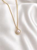 Sorcha - Pearl &amp; Crystal Necklace image