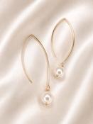 FARRAH - Pearl Drop Bridal Earrings image
