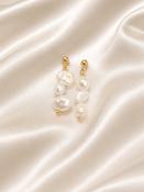 MEGHAN - Petite Pearl Drop Bridal Earrings image