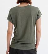 Faylinn O Neck- Green T Shirt image