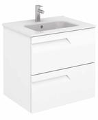 SONAS Brava 60cm Gloss White Wall Hung Vanity Unit image
