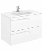 SONAS Brava 80cm Gloss White Wall Hung Vanity Unit image