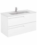SONAS Brava Gloss White 100cm Wall Hung Vanity Unit image
