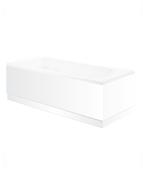 SONAS Belmont White Wooden Bath End Panels image