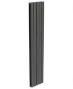 SONAS Piatto Anthracite Double Panel Vertical Radiator image