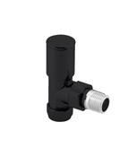 SONAS Black Angled Radiator Valves image