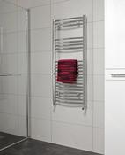 SONAS Curved Chrome Heated Towel Rail image