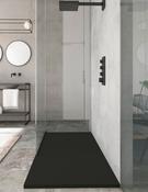 Square Black Slate Shower Tray &amp; Grid image