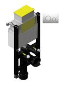 SONAS Fast Fix Frame with Top &amp; Front Access for Wall Hung WC with Circular Flush Plate image
