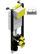 SONAS Fast Fix Frame with Front Access for Wall Hung WC with Rectangle Flush Place image