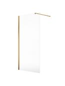 SONAS Aspect Brushed Gold Wet Room Panel 1100+ image