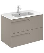 SONAS Brava 80cm Smokey Matt Wall Hung Vanity Unit image