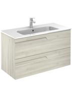 SONAS Brava Nature White 100cm Wall Hung Vanity Unit image