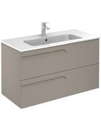 SONAS Brava Smokey Grey 100cm Wall Hung Vanity Unit image
