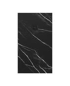 SONAS UNITY Rectangle  Shower Tray Black Marble &amp; Waste image