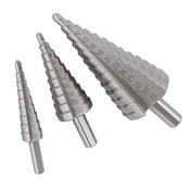 3 pce HSS Step Drill Set Box Qty 6 image