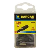 Dargan 25mm T20 Screwdriver Bits, Anti-Skid Tip. 10 per pack image