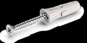 UNO UNIVERSAL PLUG GREY (10MM) WITH 5,0X45 SCREW [BAG OF 15]