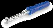 UNO UNIVERSAL PLUG BLUE (8MM) WITH 4,5X40 SCREW [BAG OF 20]