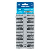 UNO UNIVERSAL PLUG CLIPS OF 80PC GREY (10MM) [SINGLE]