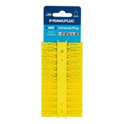 UNO UNIVERSAL PLUG CLIPS OF 96PC YELLOW (5MM) [SINGLE]