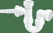 Sink Trap with Horizontal Domestic Appliance Nozzle image