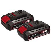 Einhell Power X-Change 18V 2.5Ah Rechargeable Battery Twin Pack image