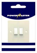 POWERMASTER 2 GANG 2 WAY 6 AMP SWITCH image