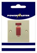 POWERMASTER 1 GANG 45 AMP COOKER SWITCH WITH NEON image