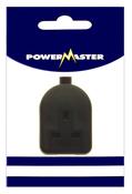 POWERMASTER 1 GANG BLACK RUBBERISED TRAILING SOCKET image