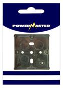 POWERMASTER 1 GANG 25 MM FLUSH METAL BOX image