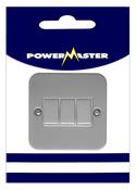 POWERMASTER 3 GANG 2 WAY 10 AMP METALCLAD SWITCH image