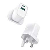 POWERMASTER USB PLUG TOP WITH 2 USB CHARGERS (1 TYPE A &amp; 1 TYPE C) image