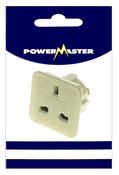 POWERMASTER TRAVEL ADAPTOR 2 PIN FLAT 13AMP image