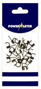 POWERMASTER 20 PCE 7 MM CABLE CLIPS BLACK image
