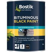BOSTIK WATERPROOF BLACK PAINT 5LTR image