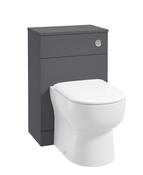 SCANDINAVIAN Gloss White Back To Wall WC Unit image