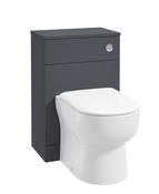 SCANDINAVIAN Gloss White Back To Wall WC Unit image