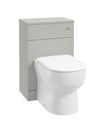 SCANDINAVIAN Gloss White Back To Wall WC Unit image