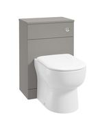 SCANDINAVIAN Gloss White Back To Wall WC Unit image