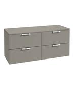 STOCKHOLM Wall Hung 120cm Four Drawer Countertop Unit Matt Khaki &amp; Handles image