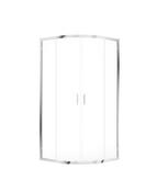 STRATA Double Door Quadrant Shower Door Chrome image