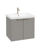 STOCKHOLM Wall Hung 60cm Two Door Unit Matt Khaki &amp; Handles