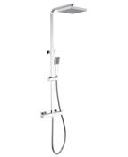 STRATA Square Thermostatic Shower Kit Chrome image