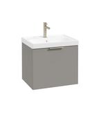 STOCKHOLM Wall Hung  50cm Single Drawer Unit Matt Khaki &amp; Handles image