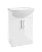 STRATA Classic Floorstanding 55cm Vanity Unit &amp; Basin image