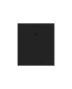 SLATE Rectangle 900mm Shower Tray Black &amp; Waste image
