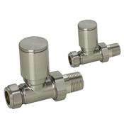 Straight Radiator Valve Round Head image