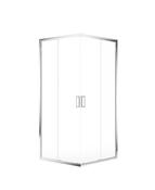 STRATA Corner Entry Shower Door Chrome image