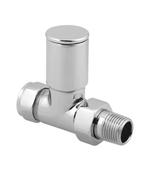 SONAS Round Head Straight Radiator Valve image